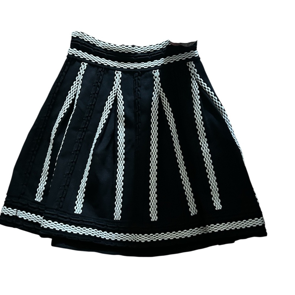 Maje Julane Flared Knit MIni Skirt - Picture 3 of 7